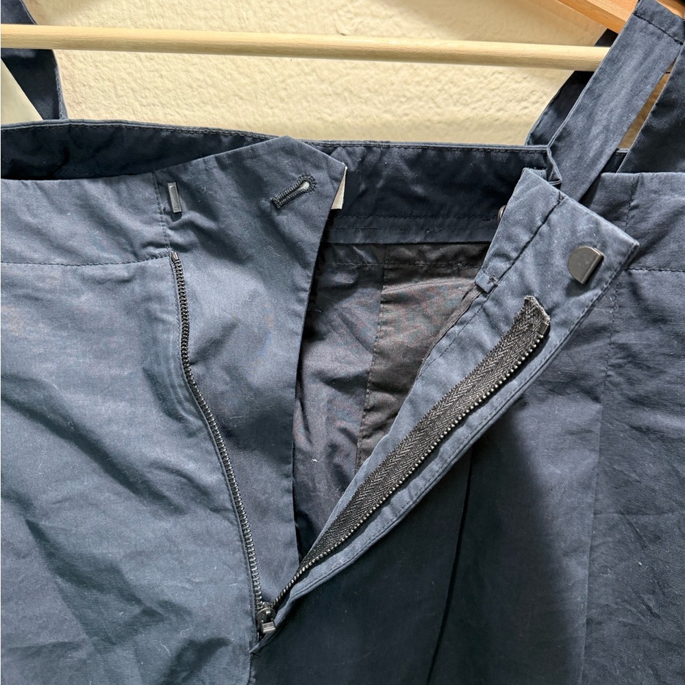 Helmut Lang Tech Fabric Shorts Navy Size 32 Modern Minimal - Picture 11 of 13